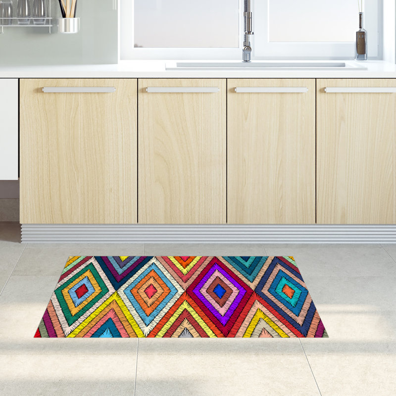 Fumiki Geometric Area Rug, Rectangle 52 x 280cm
