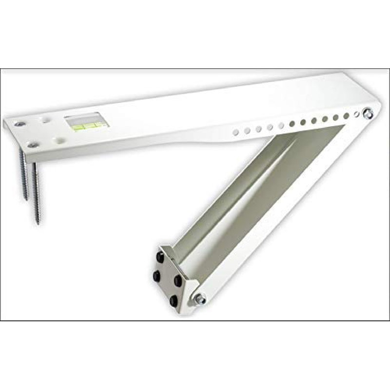 Universal Window Air Conditioner Bracket - 1Pc Light/Medium-Duty Window AC Support - Support Air Conditioner Up To 85 Lbs. - For Up To 11000 BTU AC Units (MD 1PC ACB) (1, LIGHT - MEDIUM DUTY- ONE ARM)