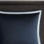 Édredon pour grand lit 8 pièces. Bleu marine / argent. Médaillon séduisant. Remplir. Comprend 1 édredon, 2 taies décoratives européennes, des coussins décoratifs et une jupe de lit. Lavable à la machine pour grand lit. Tissage gracieux. Comprend
