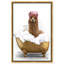 Bathtub Llama - Print on Canvas-58869357-58869355