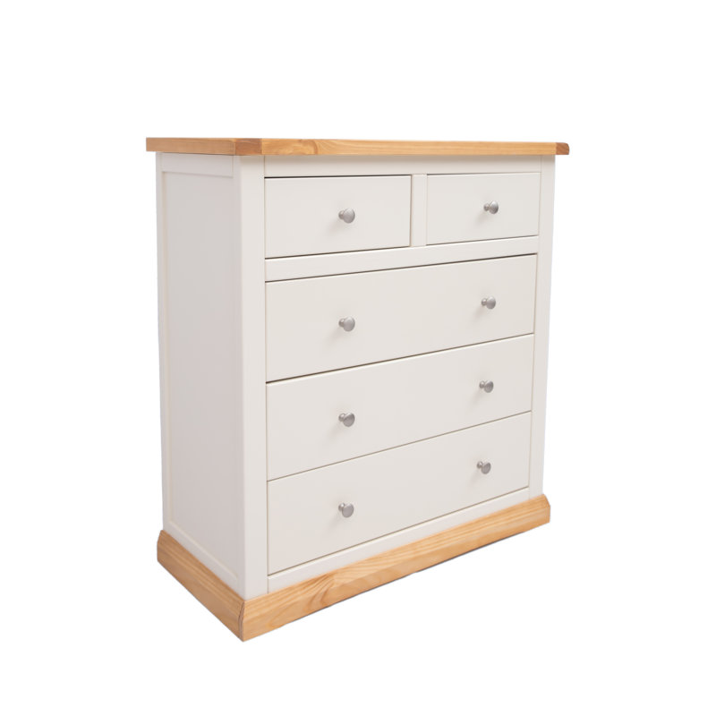 Naber 90cm W 5 - Drawer Chest of Drawers