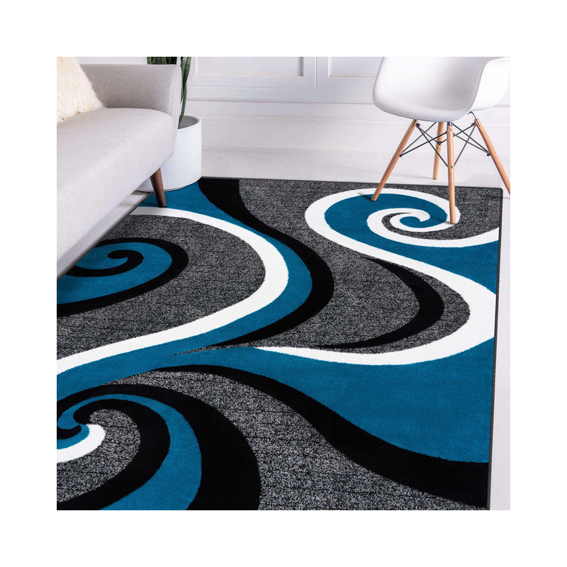Anghelina Geometric Indoor Rug, Rectangle 7'10" x 10'6"