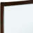 Azulai Brown Cherry 43.25 In. W X 38 In. H Modern Rectangle Wood Framed Mirror