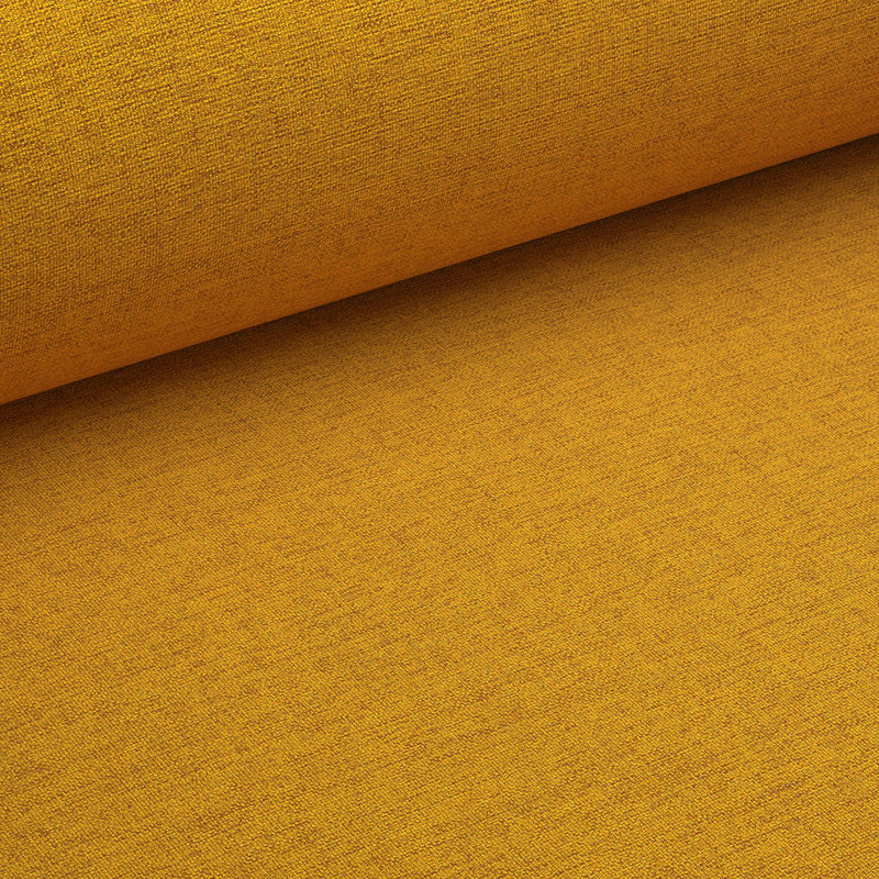 Corner Sofa with Wooden Legs In Scandinavian Style Knutsford, Left Hand Facing, Yellow