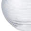 20cm H Glass Round Pendant Shade ( Screw On ) in Clear