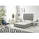 Pleasanton Linen Divan Bed Set with Sprung Memory Foam Mattress and Headboard
