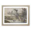 Horses by the Stream by Lang Shining - Picture Frame Art Print-55641926-55641929