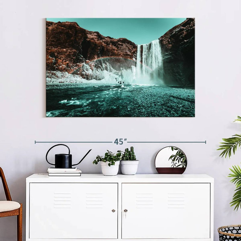 Ravi Waterfall Rainbow Retro Pop, 26" H x 39" W