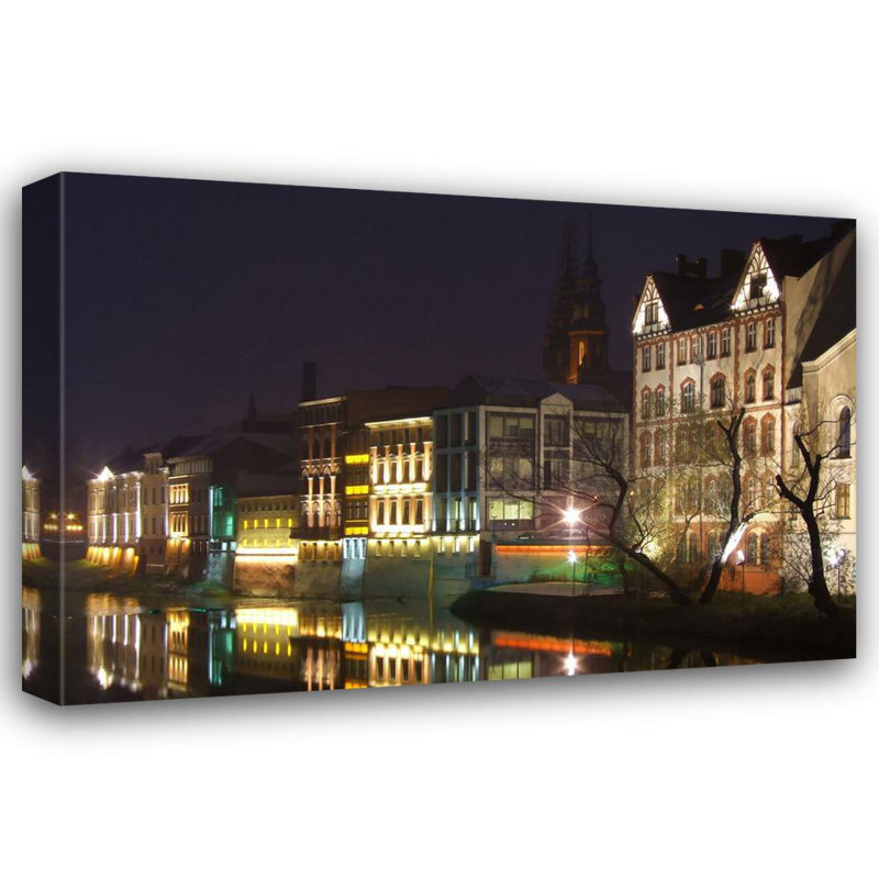 Oder River in Opole, 16" H x 24" W