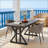 Versatile Farmhouse Dining Table With Trestle Base, Ample Space For Gatherings, Durable And Stylish Design-124424802-124928565