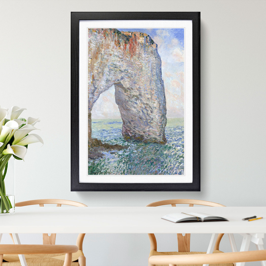 The Manneporte near Etretat by Claude Monet - Picture Frame Painting