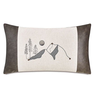 River Mountain Decorative Pillow