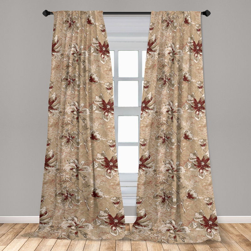 Froma Semi Sheer Curtain Pair, 28" W x 95" L