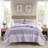 4 PCS King/Cal King Seersucker Quilt Set With Throw-127347824
