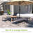 Foldable Chaise Lounge Chair With Detachable Pillow & Side Pocket, 5-Position Adjustable Back, Portable Outdoor Recliner For Patio, Beach, And Pool