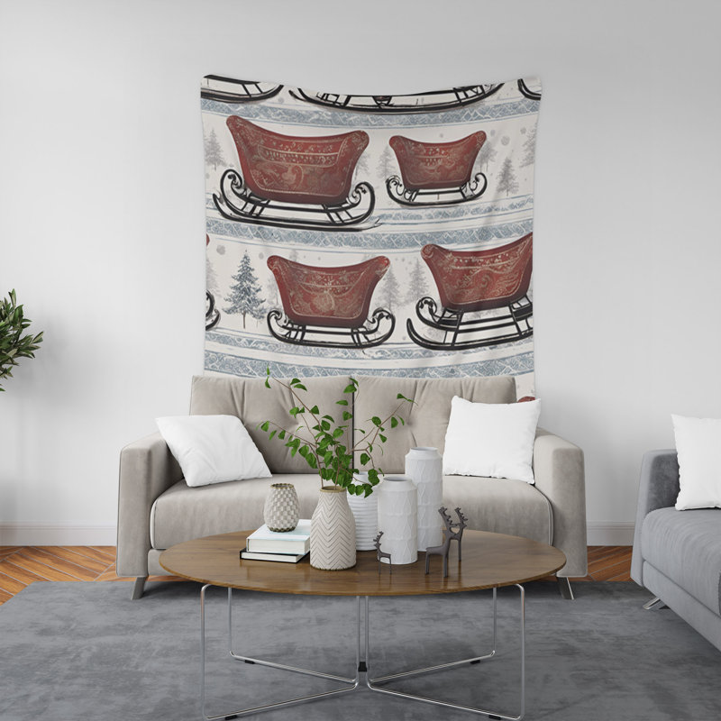 Tapisserie murale, H 80 po x l 68 po