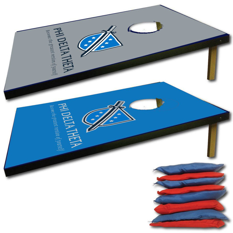VictoryStore.com Solid Wood Cornhole Set
