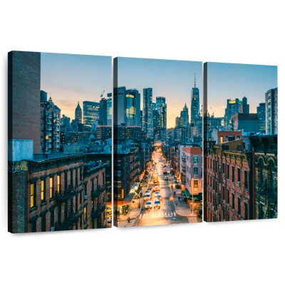 Sireci Lower Manhattan Twilight Rush