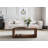 Solid Wood Floor Shelf Coffee Table with Storage-64628546