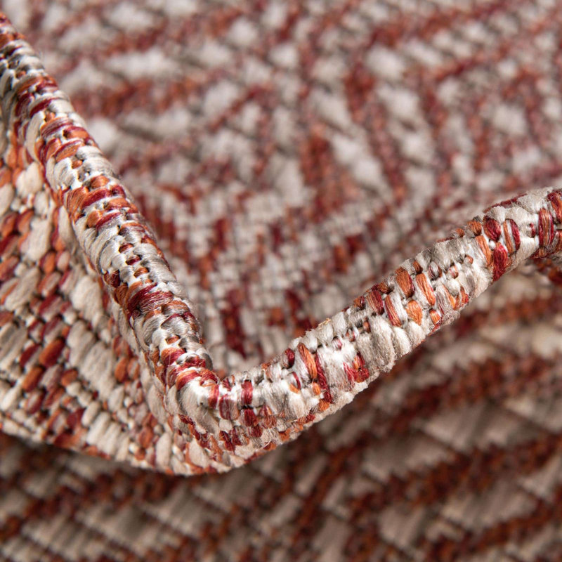Outdoor Preen Area Rug Bark Color, Rectangle 8' x 11'4"