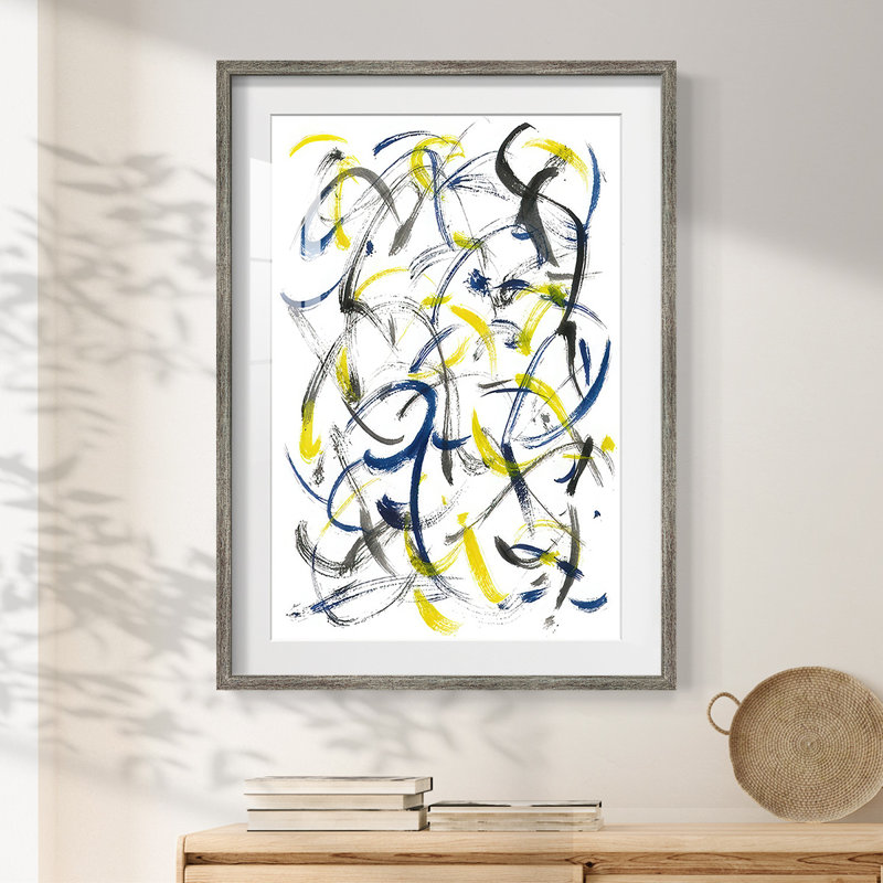 The Appearance of Wind II -Framed Print, Distressed, 28.5'' H x 20.5'' W
