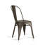 17.5'' H Metal Stacking Side Chair