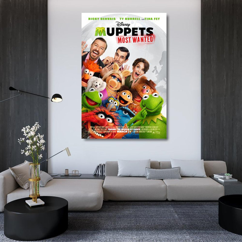 Muppets Most Wanted, H 48 po x l 32 po