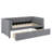 Shanav Twin Size Upholstered Daybed with Ergonomic Design Backrest and 2 Drawers-1402483066