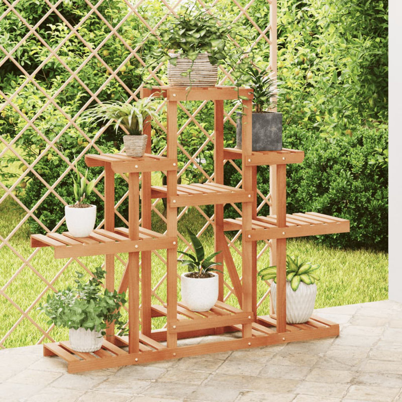 Templetree Plant Stand, Brown