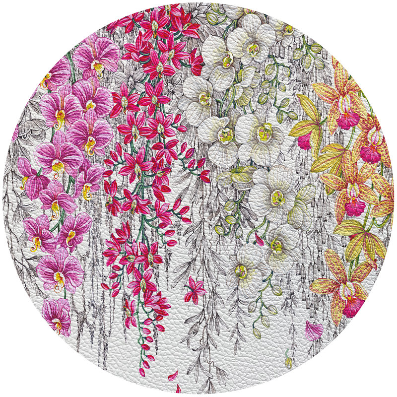 Orchid Garden 16" Vinyl Placemat, Original