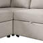 Canapé-lit modulaire en U 109 po avec deux ports USB-210917688