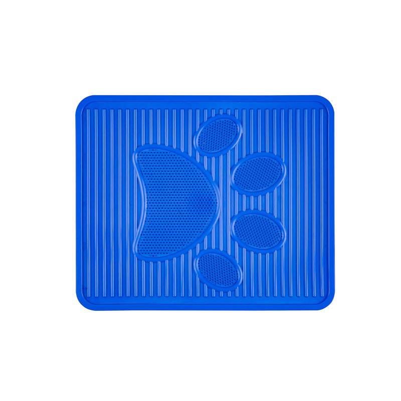 Tapis pour litière Faulk, Bleu foncé
