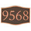 Plaque d’adresse murale sur 1 ligne serif-55325706-55325709
