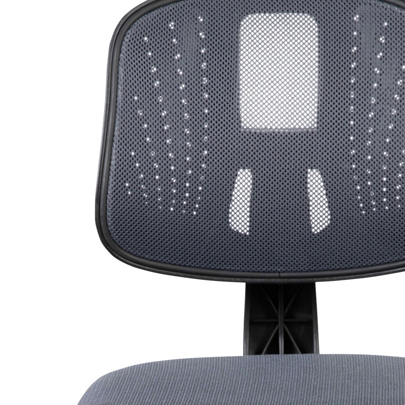 Chaise de bureau Meridian, Gris, Non