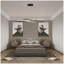 Luminaire suspendu moderne de 39 po à DEL, plafonnier suspendu Infinity Design, hauteur réglable, intensité variable pour le salon, la salle à manger, la chambre à coucher, finition noire