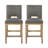 2 Piece Bar Stools (Gray)