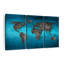 Carte du monde océanique sur toile, ensemble de 3 pièces-813828992