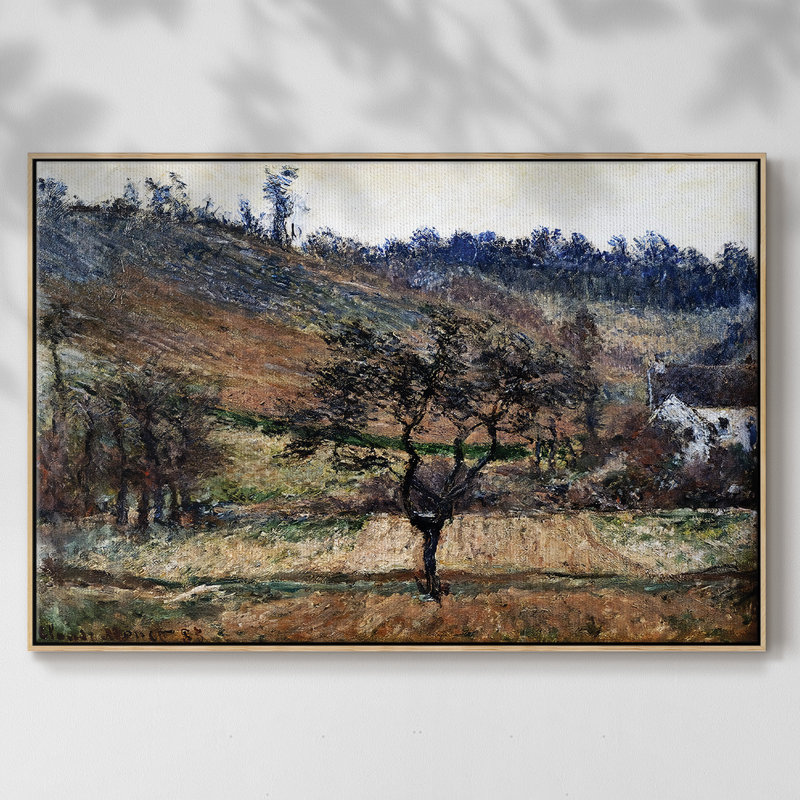 La vallée de Falaise, 1883, Naturel, H 17 po x l 25 po x P 2 po