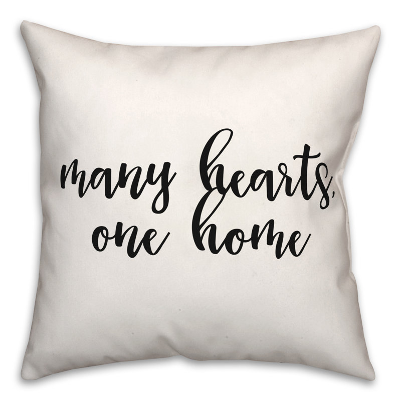 Coussin décoratif noir et blanc