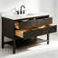 Meuble-lavabo de 48 po avec plateau en marbre d'ingénierie de 48 po-200856041