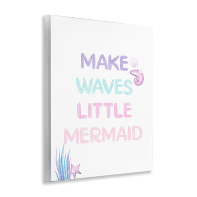 Make Waves Little Mermaid Wall Plaque, design by Kim Allen