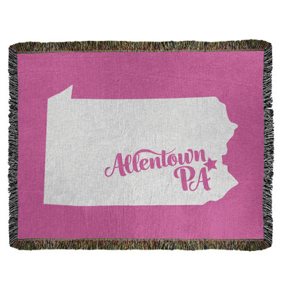 Jeté en coton tissé allentown pennsylvanie