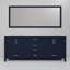 Meuble-lavabo double l 72 po x P 22 po et miroir 70 po Jacques-90699650-112957465