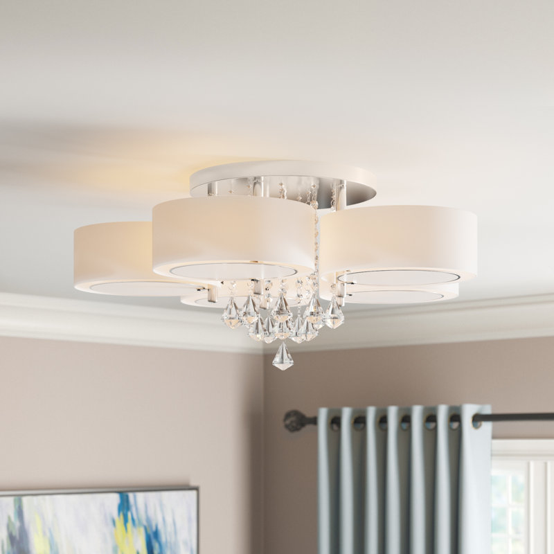 Myra Acrylic Semi Flush Mount