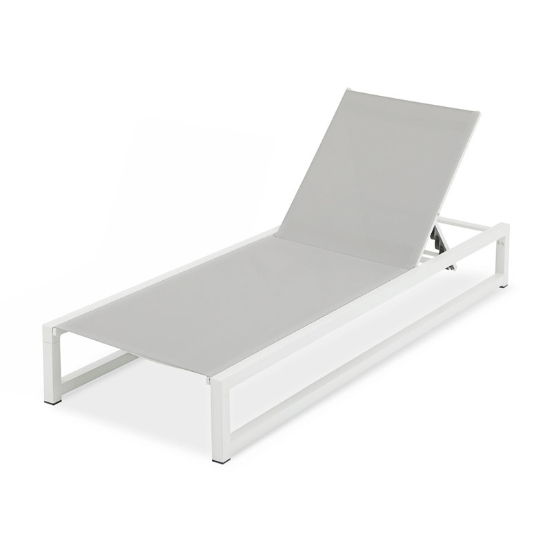 Chaise longue d'extérieur réglable à 5 niveaux, 1