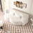 Modern Floor Sofa With 2 Pillows,Convertible Teddy Fabric Foam-Filled Sleeper Sofa Bed,15" Full Size Folding Mattress For Living Room,Guest Bed,Playroom,No Assembly Required-172216857