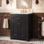 Ensemble de meuble-lavabo autoportant 24 po avec comptoir en céramique 24 po-412987862