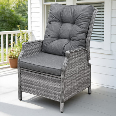 Outdoor Patio Dining Armchair with Cushion