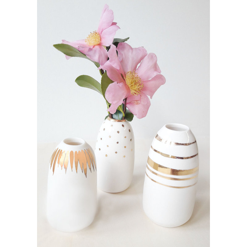 Solifl'Or Handmade Porcelain Table Vase