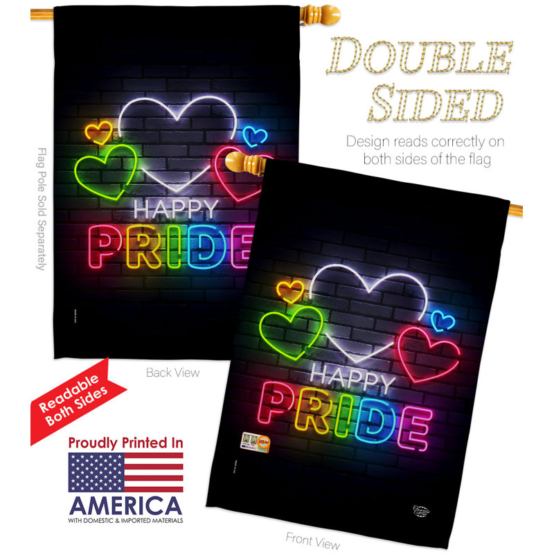 Double Sided 40'' H x 28'' W Polyester Kwanzaa House Flag